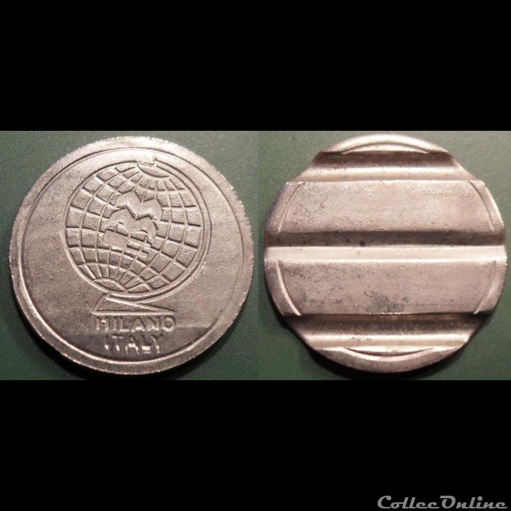 e- J etr Italie MMC Milano Italy monnaie jeton mereaux e j etr italie mmc milano italy