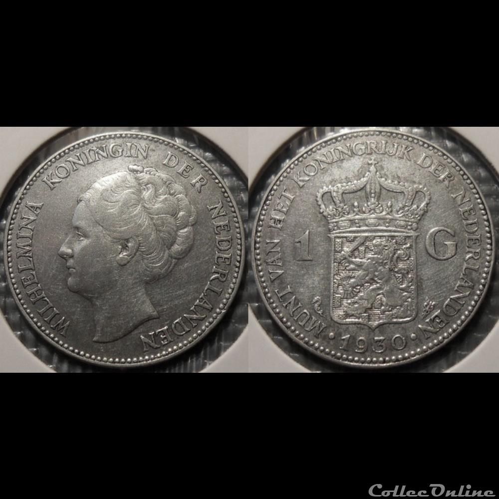 Pays Bas 1 Gulden 1930 monnaie antique romaine pays bas 1 gulden 1930