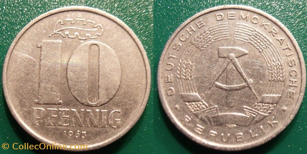 10 Pfennig 1963 monnaie monde allemagne 10 pfennig 1963