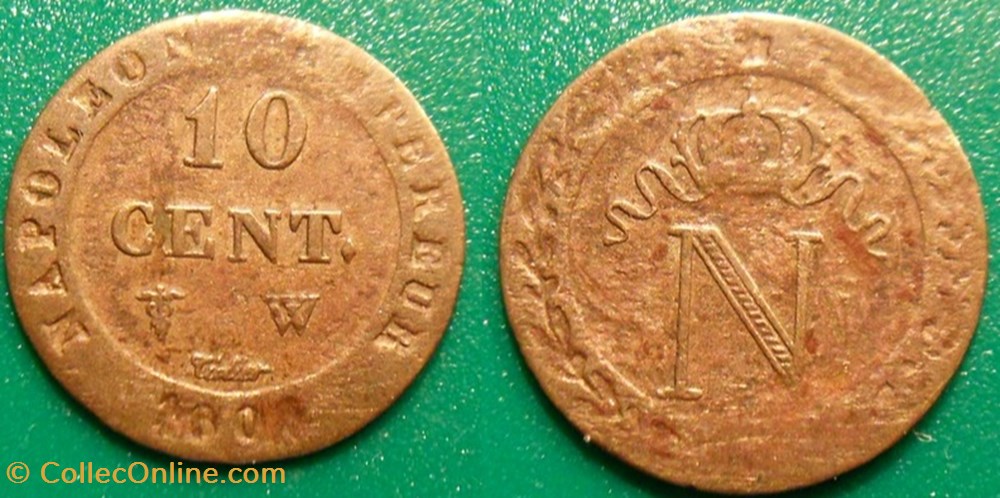 monnaie france moderne d napoleon i 10 centimes premier empire lille 180