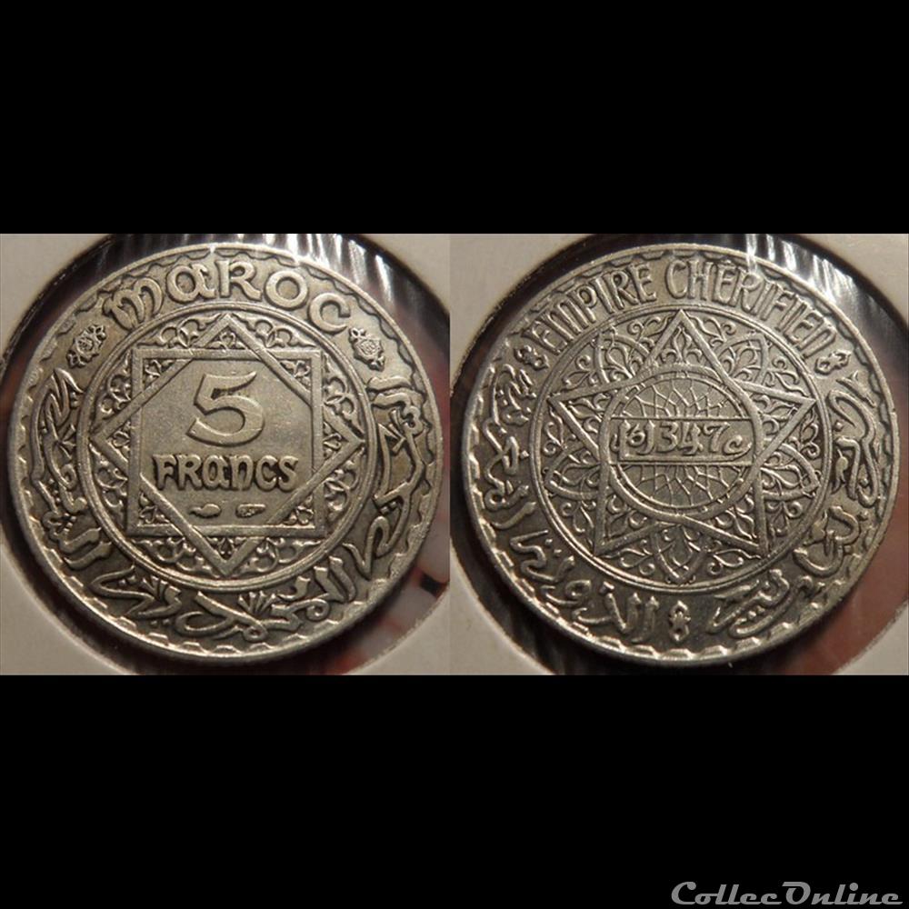 monnaie france colony maroc systeme monetaire francais