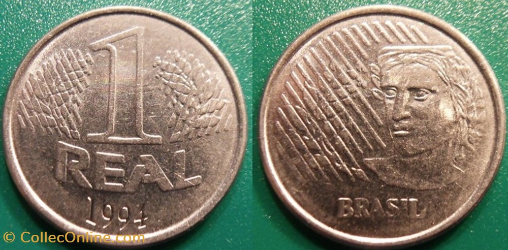 1 Real 1994 monnaie monde bresil 1 real 1994