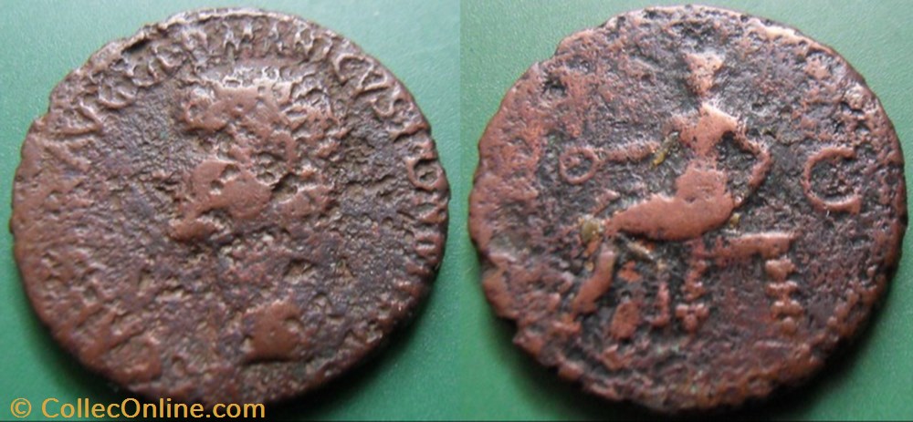 B-Julio-Claudiens Caligula As monnaie antique av jc ap romaine republicaine imperiale b julio claudiens caligula as