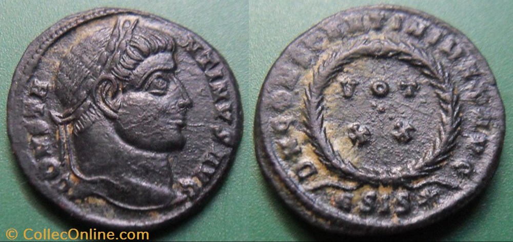 G- Le Bas Empire Constantin I Centenionalis monnaie antique av jc ap romaine republicaine imperiale g le bas empire constantin i centenionalis