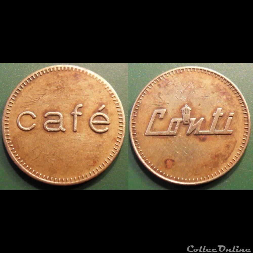 b- Jeton Café Conti monnaie mereaux b jeton cafe conti