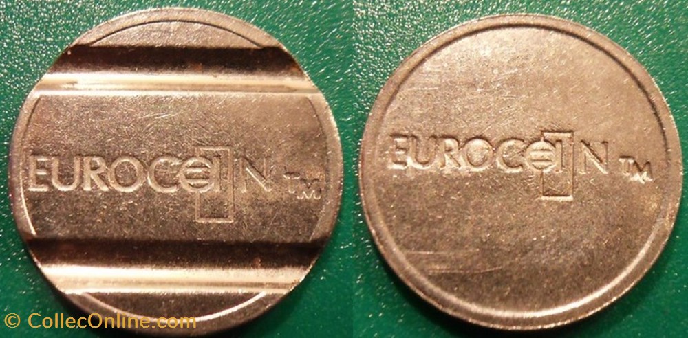 e- J etr Grande Bretagne Eurocoin monnaies paranumismatique jetons poids e j etr grande bretagne eurocoin