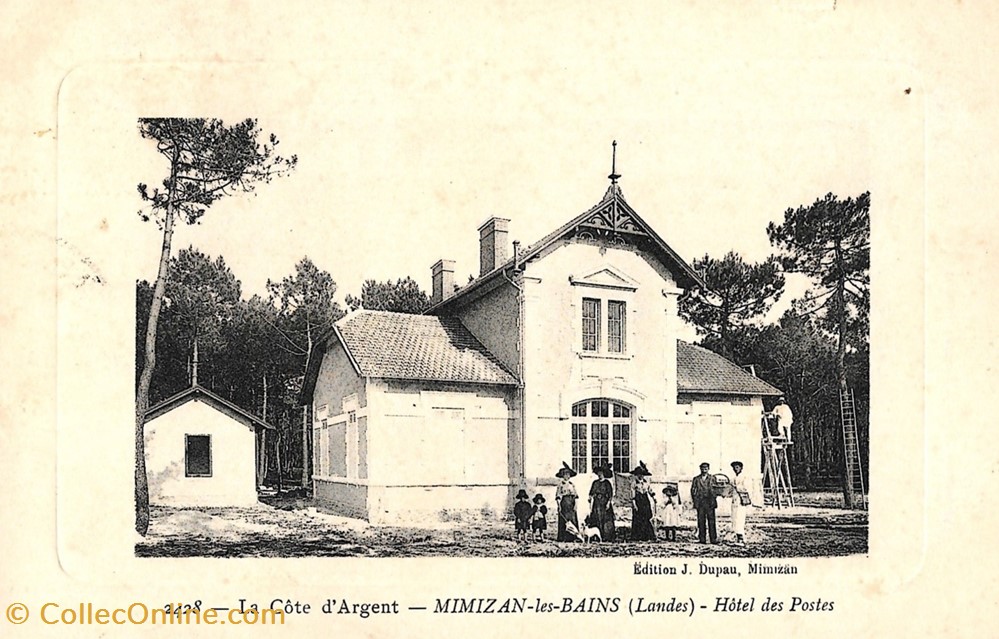 Carte Postale (40) Mimizan les Bains divers carte postale 40 mimizan les bains