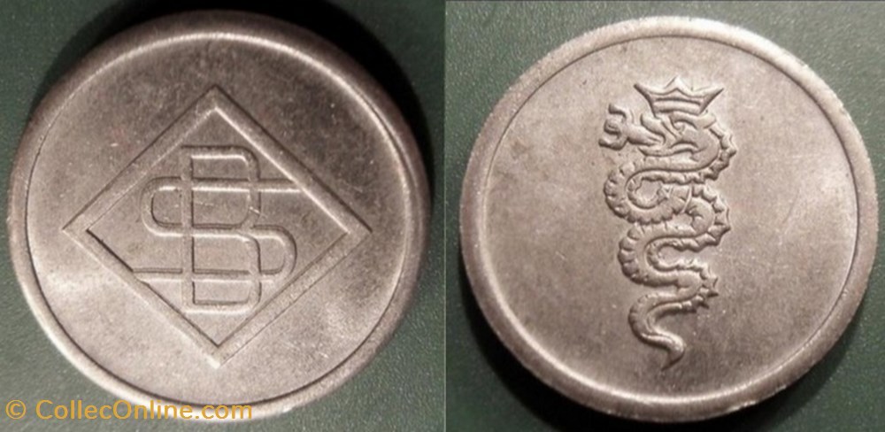 e- J etr Italie BS ou SB monnaie jeton mereaux e j etr italie bs ou sb