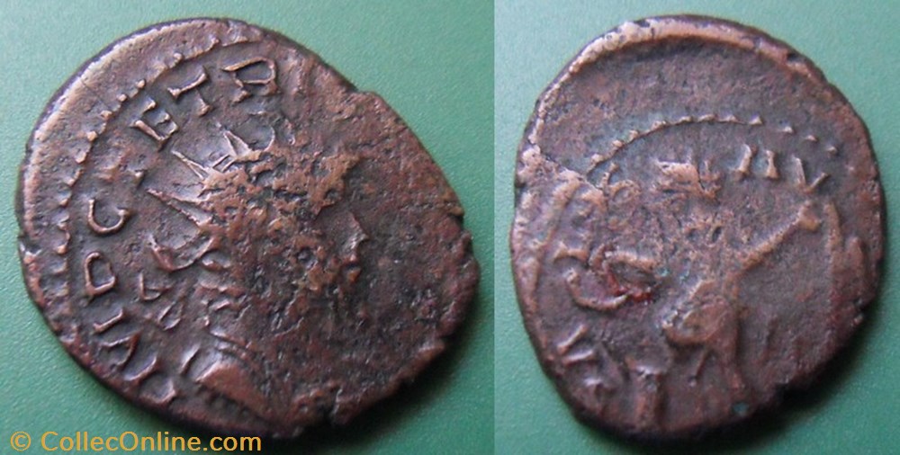 monnaie antique av jc ap romaine republicaine imperiale f anarchie militaire tetricus i antoninien