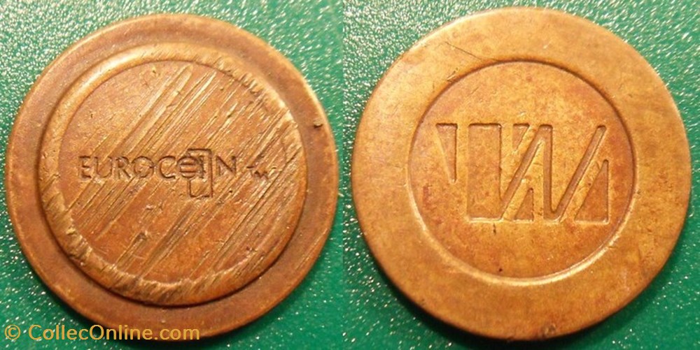 monnaies paranumismatique jetons poids e j etr grande bretagne eurocoin tm