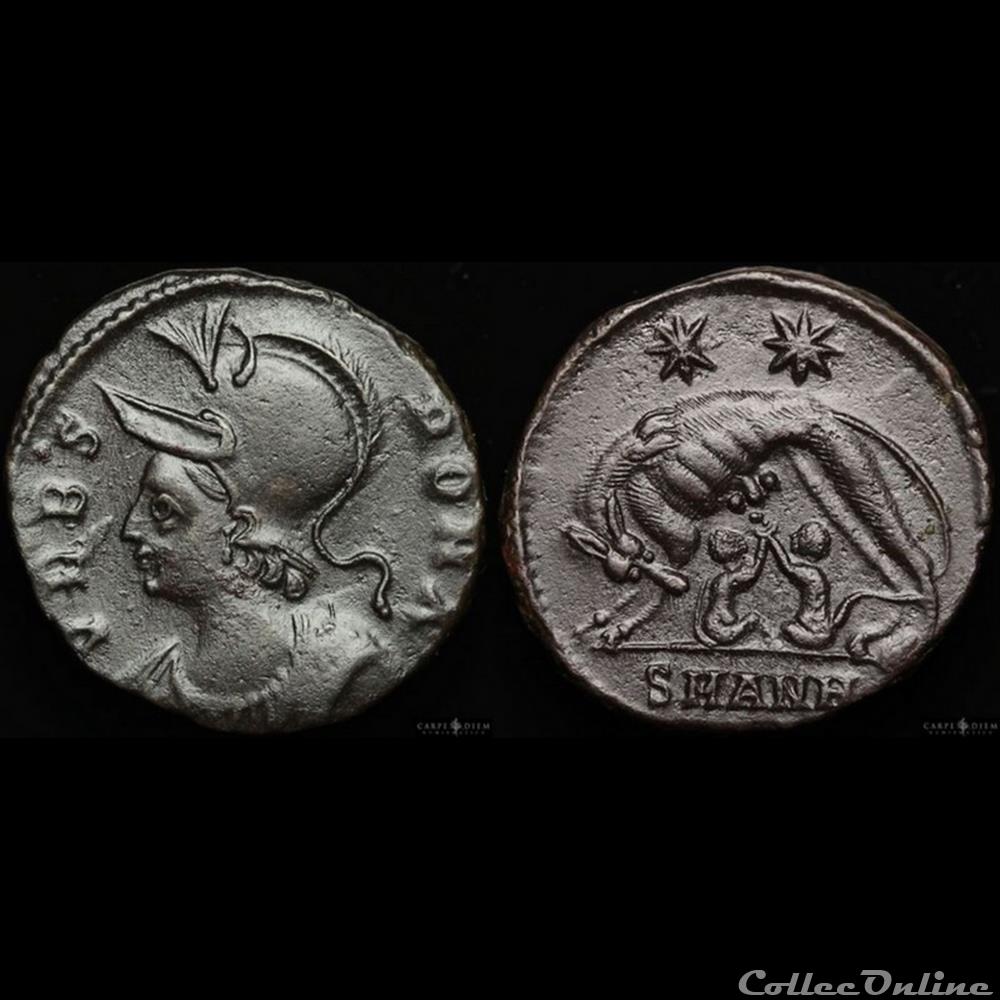 E6 VRBS ROMA Antioche monnaie antique romaine e6 vrbs roma antioche
