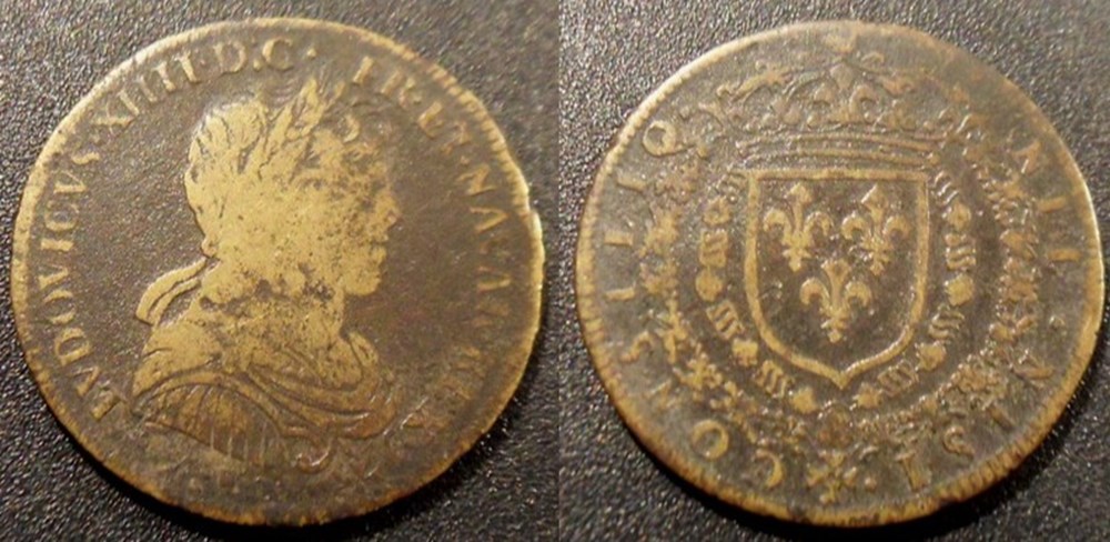 m- Jeton Louis XIV - NIL NISI CONSILIO monnaies paranumismatique jetons poids m jeton louis xiv nil nisi consilio