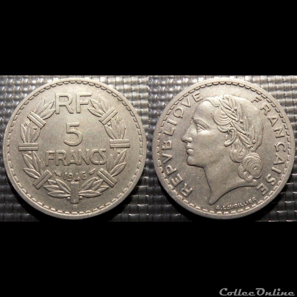 Ke 5 francs Lavrillier 1946 B 31mm 3.5g monnaie france moderne ke 5 francs lavrillier 1946 b 31mm 3 5g