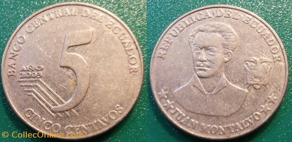 5 Centavos 2003 monnaie monde equateur 5 centavos 2003
