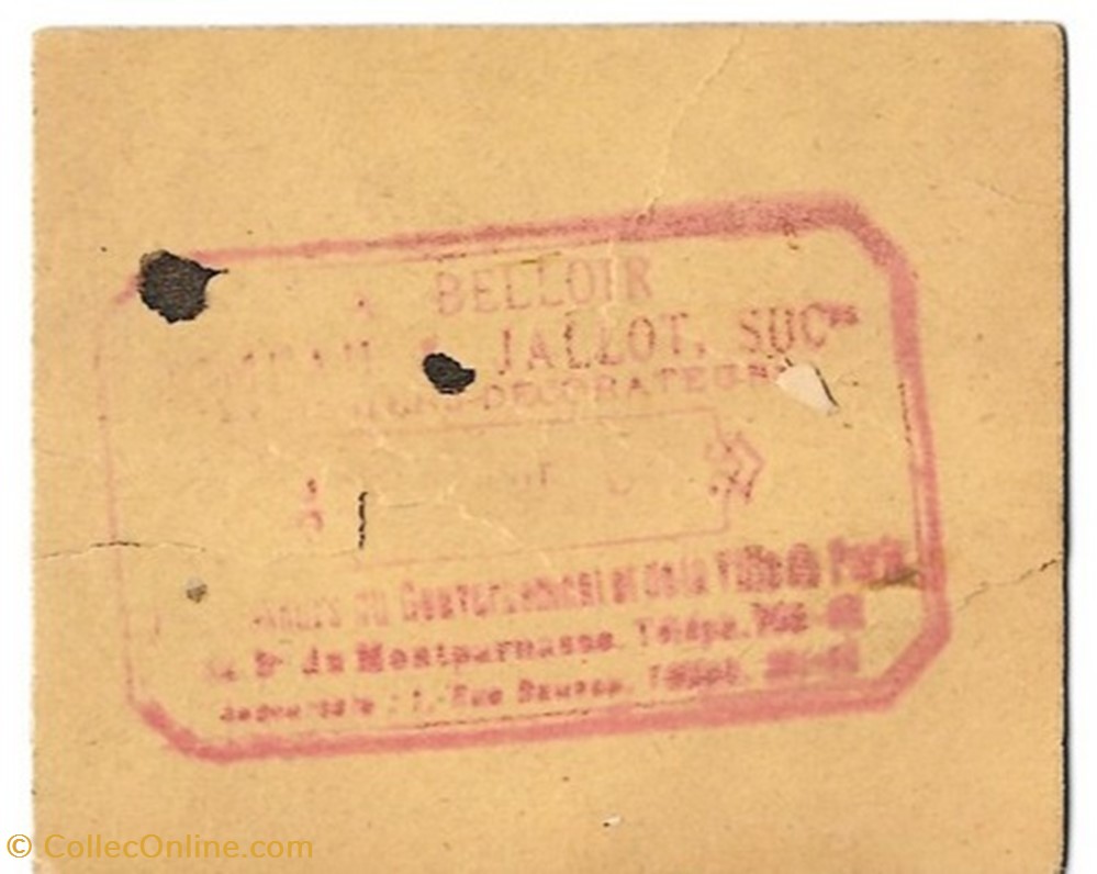 Paris - Grand-Palais Service Travaux N°3090 documents anciens tickets entree paris grand palais service travaux n 3090