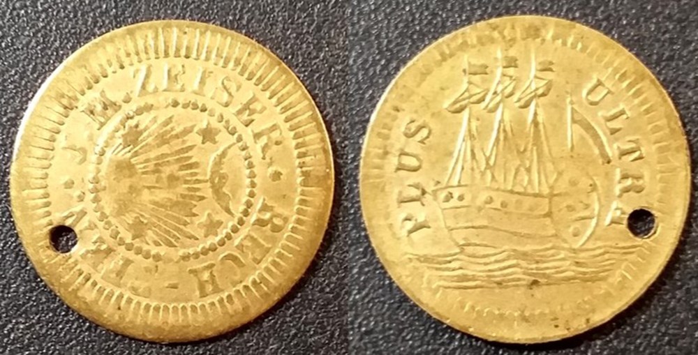 m- Jeton de compte Nuremberg monnaies paranumismatique jetons poids m jeton de compte nuremberg