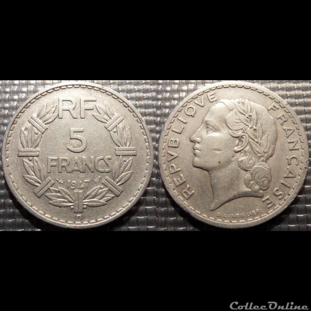 Ke 5 francs Lavrillier 1947 B 31mm 3.5g monnaie france moderne ke 5 francs lavrillier 1947 b 31mm 3 5g