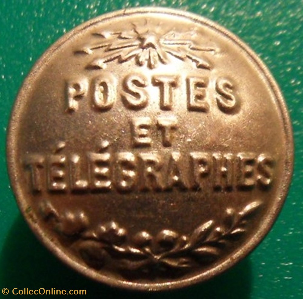 divers bouton postes et telegraphes