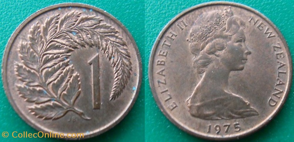 1 Cent 1975 monnaies monde nouvelle zelande 1 cent 1975
