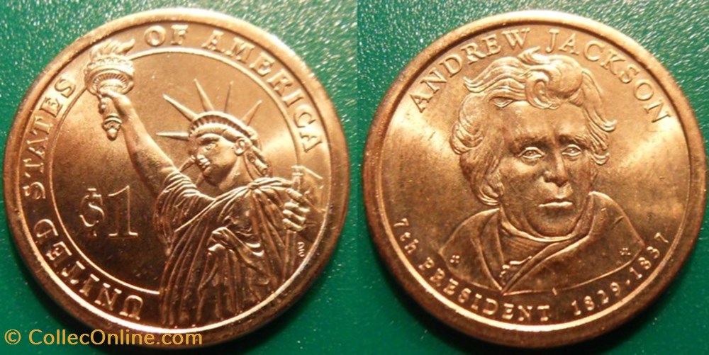 1 dollar Presidents 1829 1837 Andrew Jackson Coins World