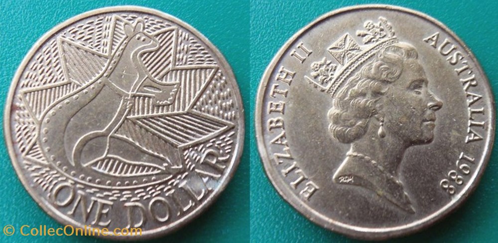 1 Dollar 1988 monnaies monde australie 1 dollar 1988