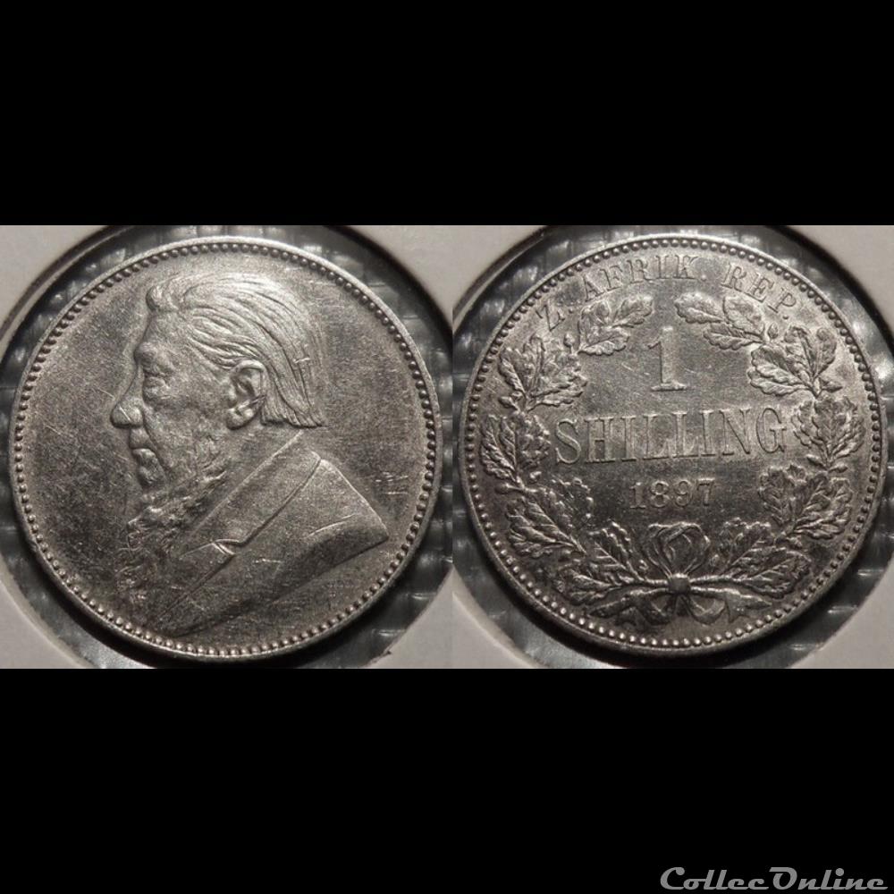 monnaie france moderne south africa 1 shilling 1897
