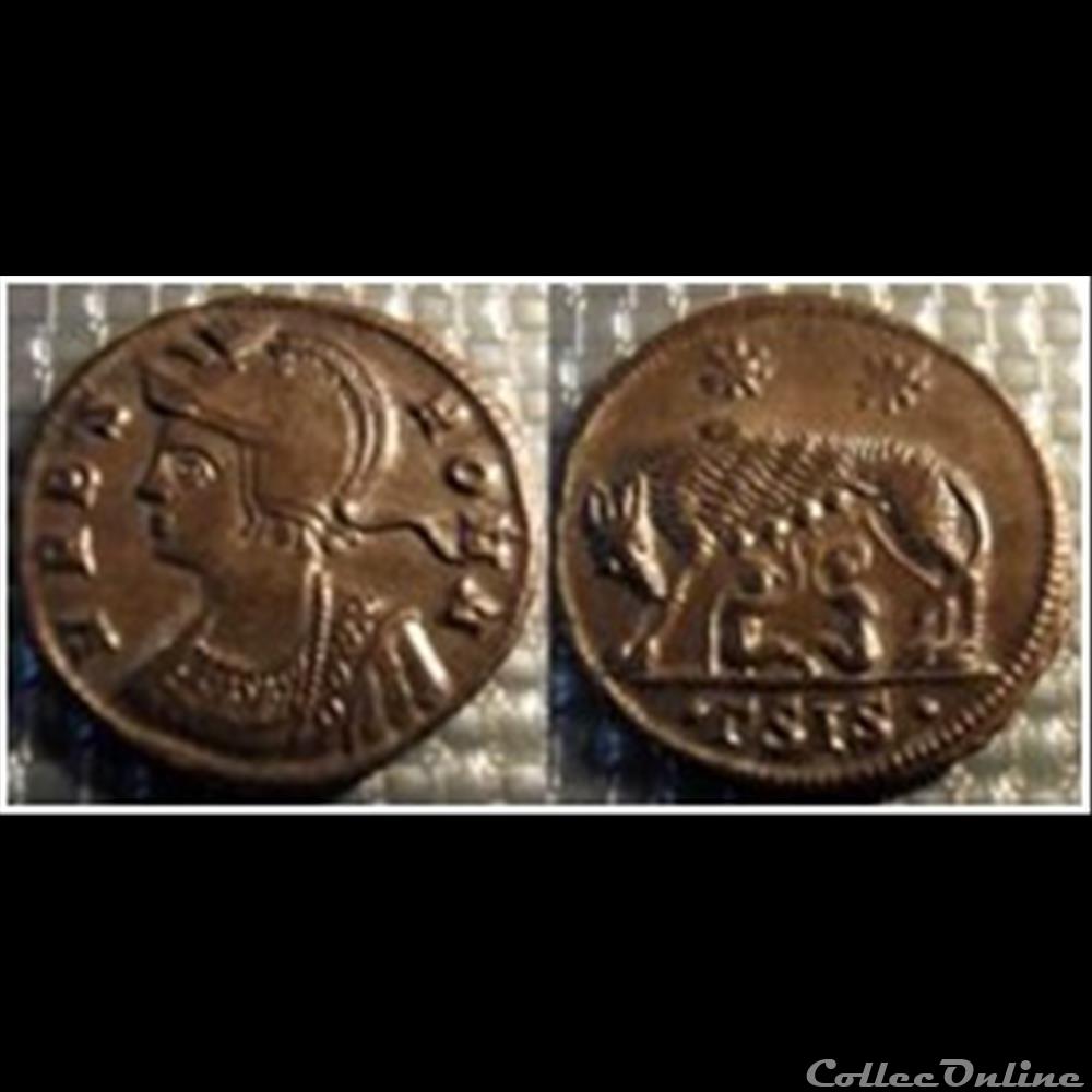 N2 VRBS ROMA Siscia monnaie antique romaine n2 vrbs roma siscia
