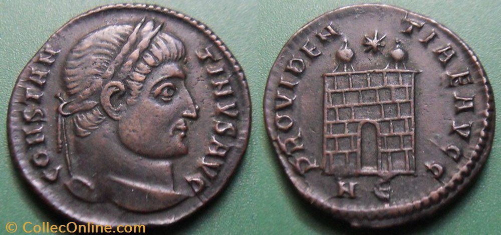 G- Le Bas Empire Constantin I Centenionalis monnaie antique av jc ap romaine republicaine imperiale g le bas empire constantin i centenionalis