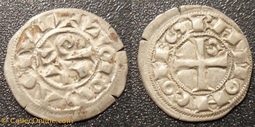 Languedoc - Comté de Toulouse - Raymond V, Raymond VI ou Raymond VII Obole ou demi-raimondin monnaies europe medievale france feodales languedoc comte de toulouse raymond v raymond vi ou raymond vii obole ou demi raimondin