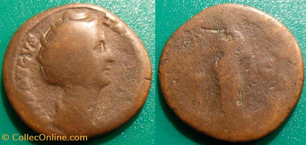 D- Les Antonins Faustine mère As monnaies antiques romaines republicaines imperiales d les antonins faustine mere as