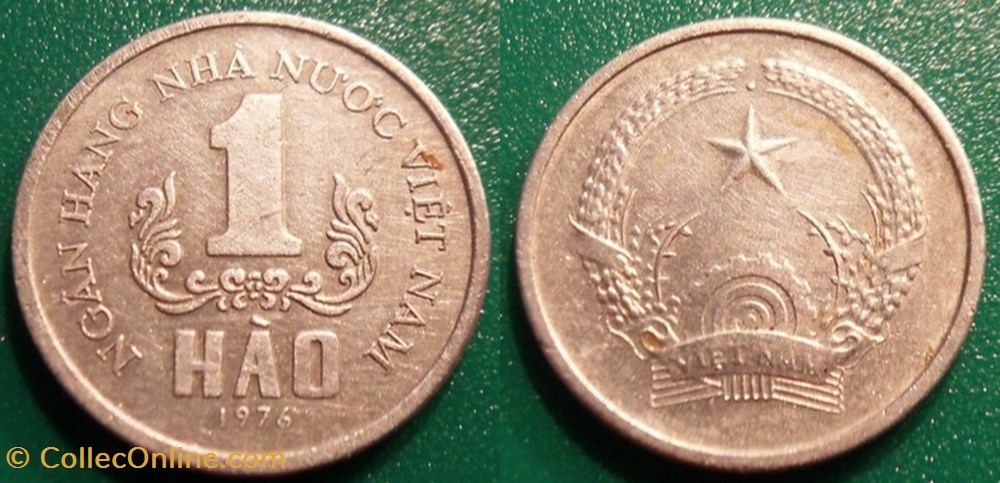 1 Hao 1976 monnaie monde viet nam 1 hao 1976