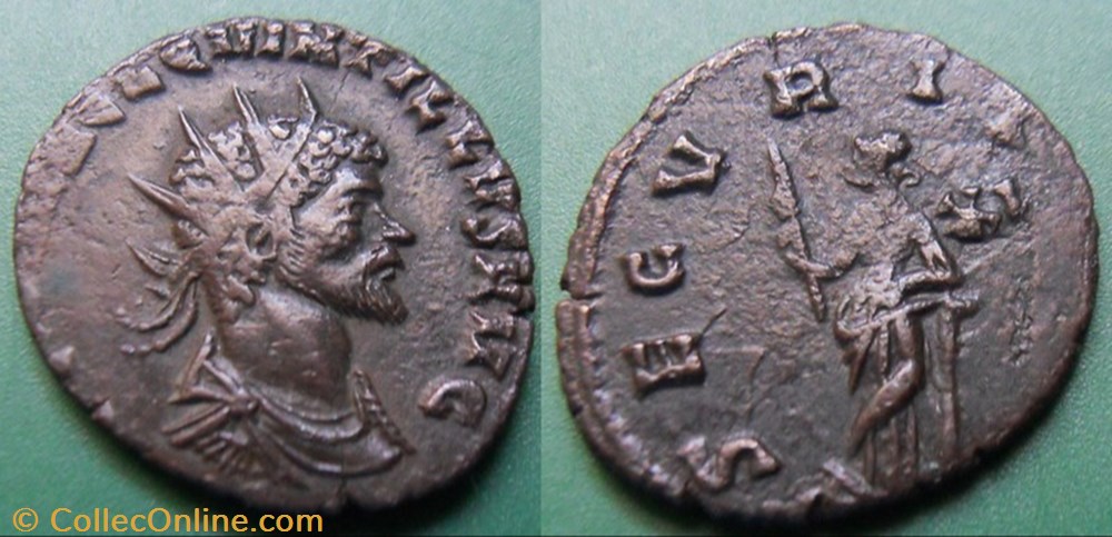 monnaie antique av jc ap romaine republicaine imperiale f anarchie militaire quintille antoninien