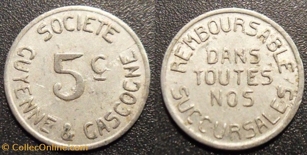 monnaies paranumismatique jetons poids p mn oloron sainte marie 5 c societe guyenne gascogne al elie 10 1