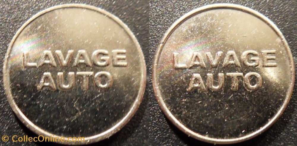 b- Jeton Lavage Auto monnaies paranumismatique jetons poids b jeton lavage auto