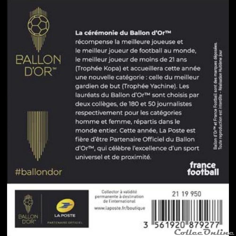 timbre france 2019 ballon or