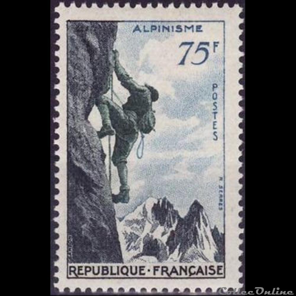 timbre france assignat 1956 basket ball pelote basque rugby alpinisme