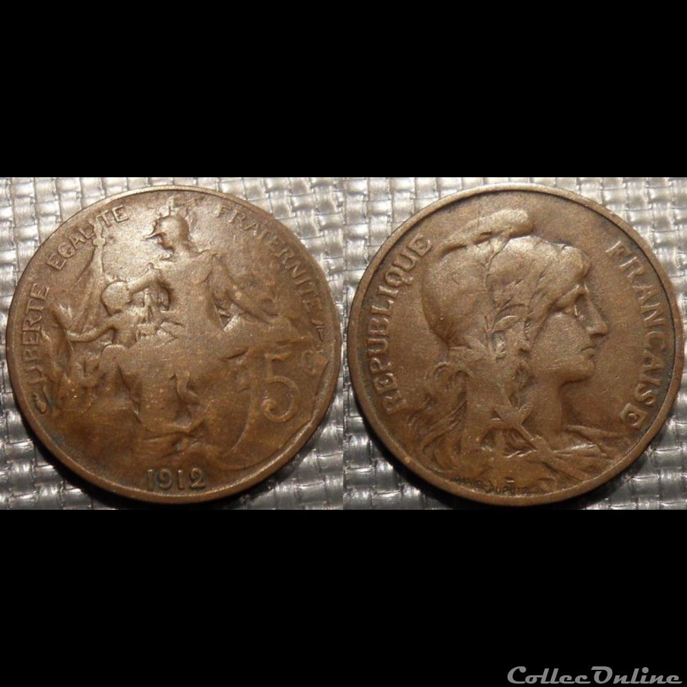 monnaie france moderne ca 5 centimes dupuis 1912