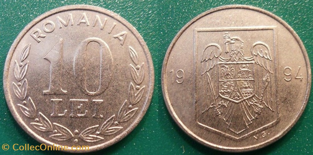 10 Lei 1994 monnaie monde roumanie 10 lei 1994
