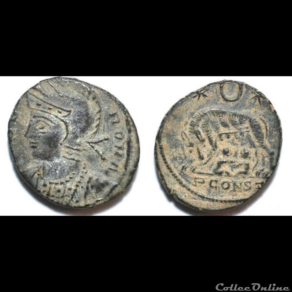 monnaie antique romaine gb21 vrbs roma arles