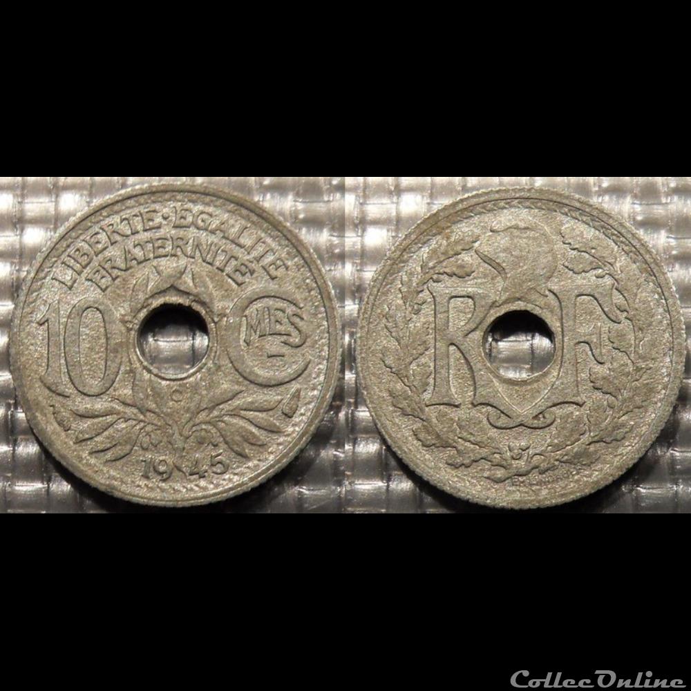 Dh 10 centimes EM Lindauer 1945 C 17mm 1.5g monnaie france moderne dh 10 centimes em lindauer 1945 c 17mm 1 5g