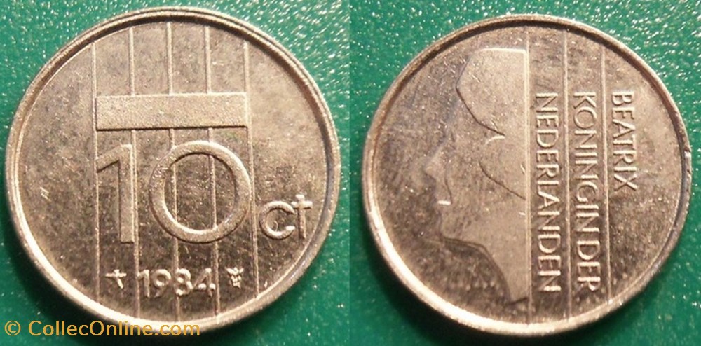 10 Cent 1984 monnaie monde pay ba 10 cent 1984