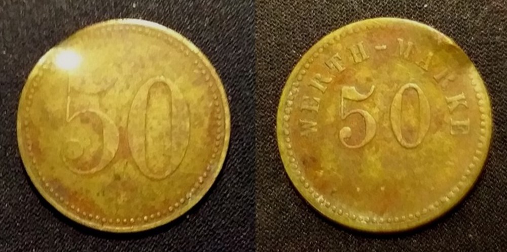 monnaies paranumismatique jetons poids e j etr allemagne werth marke 50