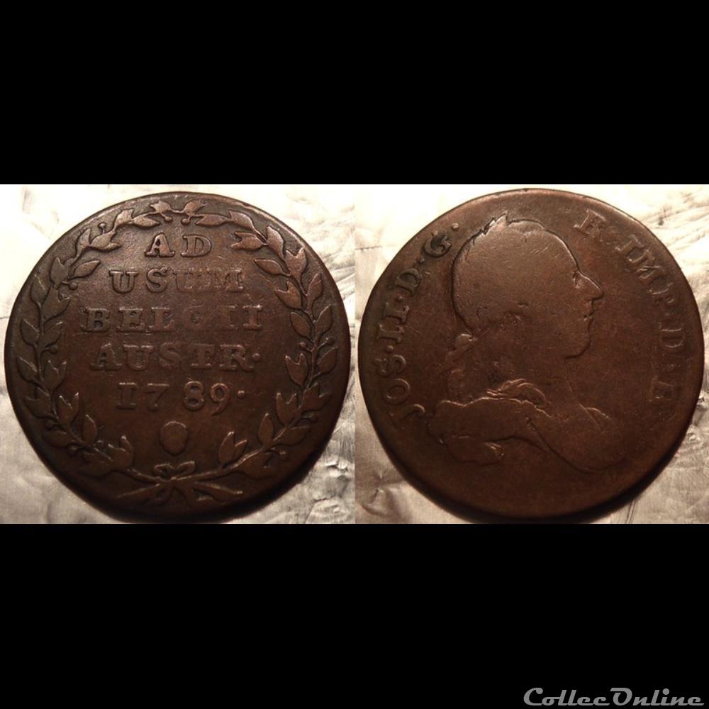 Pays Bas Autrichien 2 Liards 1789 monnaie monde moderne pays bas autrichien 2 liards 1789