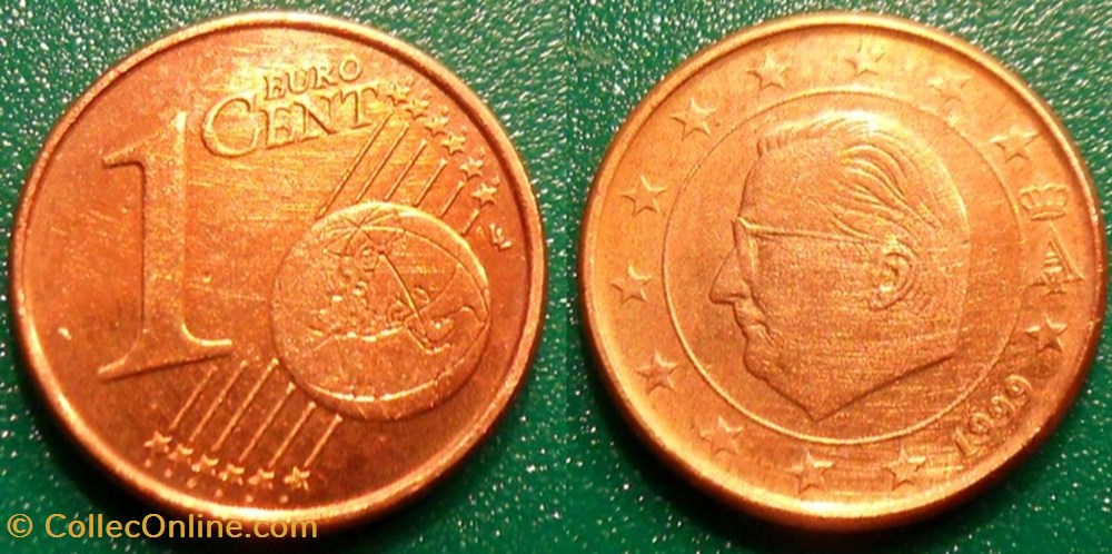1 Cent Euro 1999 monnaies monde belgique 1 cent euro 1999