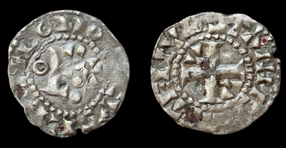 monnaies europe medievale france royales louis vi obole etampes 3eme type