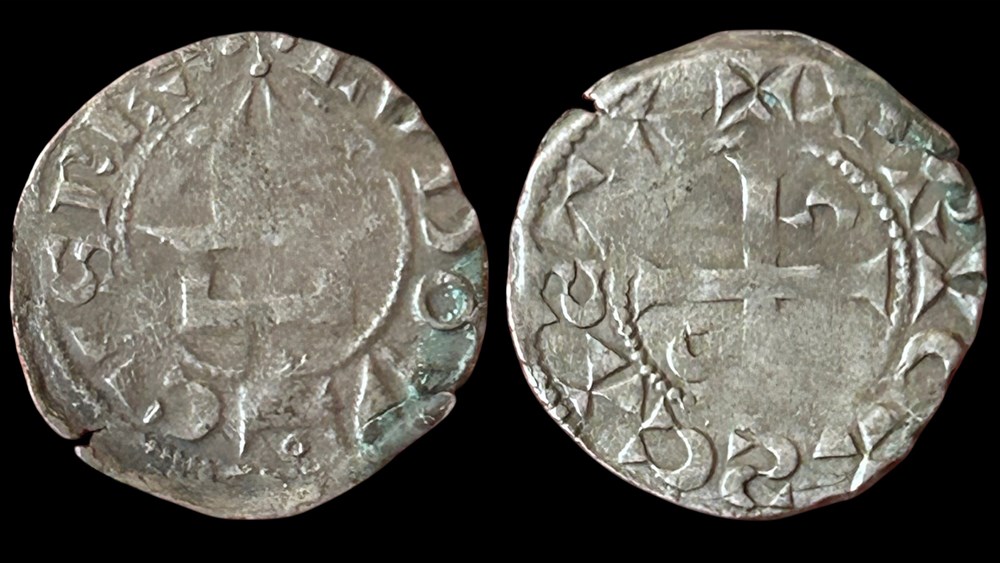 Louis VI denier Dreux monnaies europe medievale a france royales louis vi denier dreux
