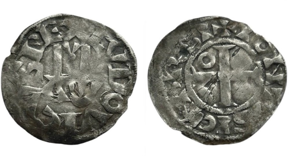 monnaies europe medievale a france royales louis vi denier pontoise 4eme type