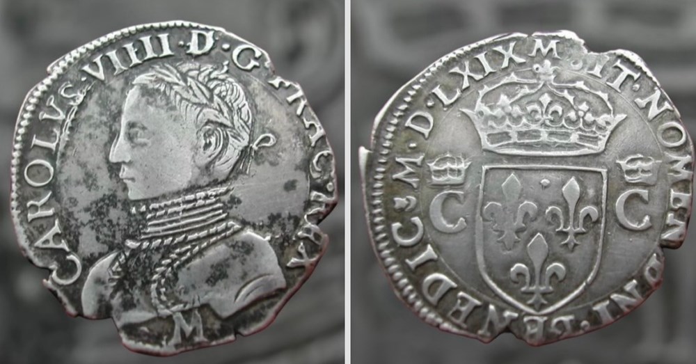 Charles IX demi teston Toulouse 1569 monnaies europe medievale france royales charles ix demi teston toulouse 1569