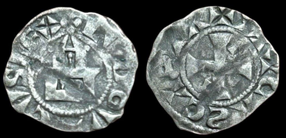 Louis VI Obole 1 er type Dreux monnaies europe medievale a france royales louis vi obole 1 er type dreux