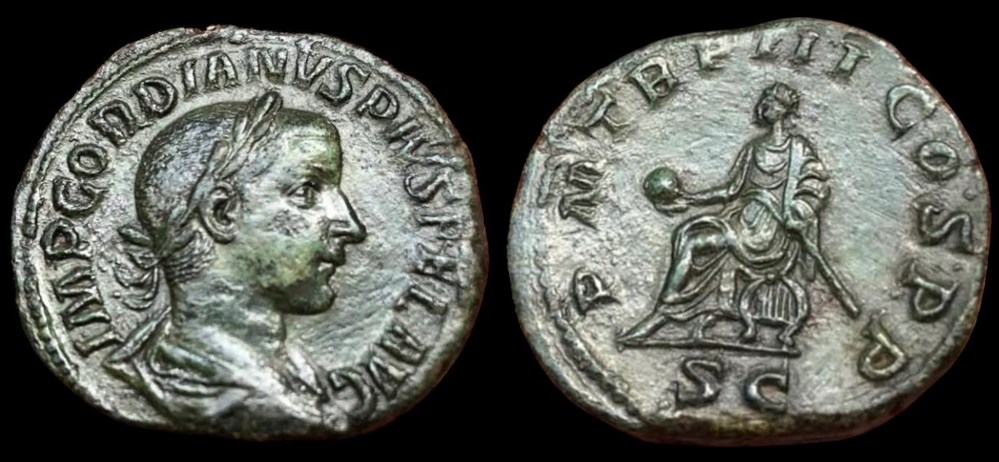Gordien III Sesterce monnaies antiques a romaines imperiales et republicaines gordien iii sesterce